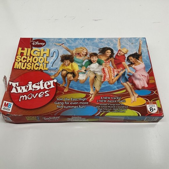 Twister Moves - High School Musical Edition 2 CDs - MB Games Disney Dance Mats - Picture 2 of 3